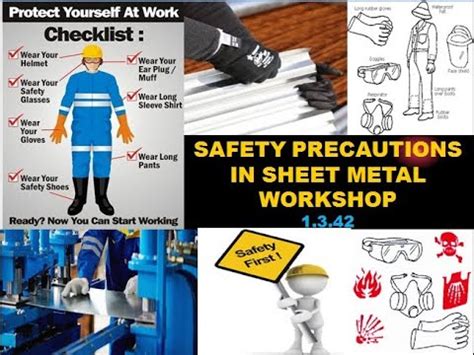 safety precautions in sheet metal workshop|sheet metal fabrication safety.